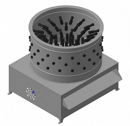 Перосъемная машина МТМ-600А 1-3 шт (до 10кг)