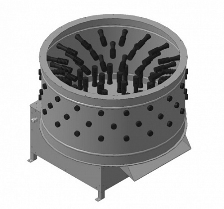 Перосъемная машина МТМ-600А NEW 1-3 шт (до 10кг)
