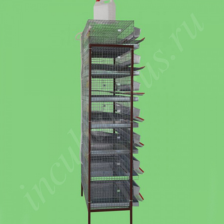 Клетка для перепелов 300 голов (6 ярусов) (КП-300-6я)
